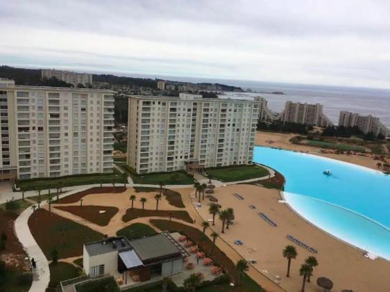 Laguna Bahía Algarrobo Exterior foto
